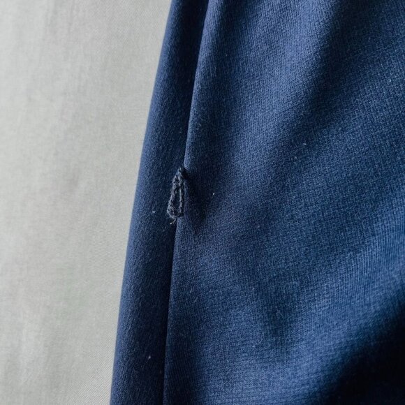 Loft Tunic Dress Size S Swiss Dot Short Sleeve Blue - Picture 8 of 11